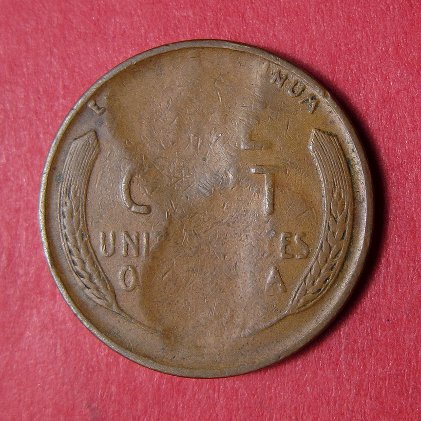 1942-Lincoln-Wheat-Cent-Mint-Error---Struck-Through-Dropped-Lincoln