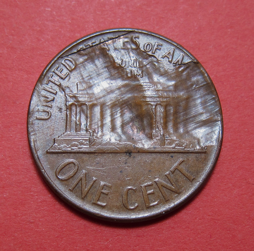 1965-Lincoln-Memorial-Cent-Mint-Error---Lamination-Loss-2.74g