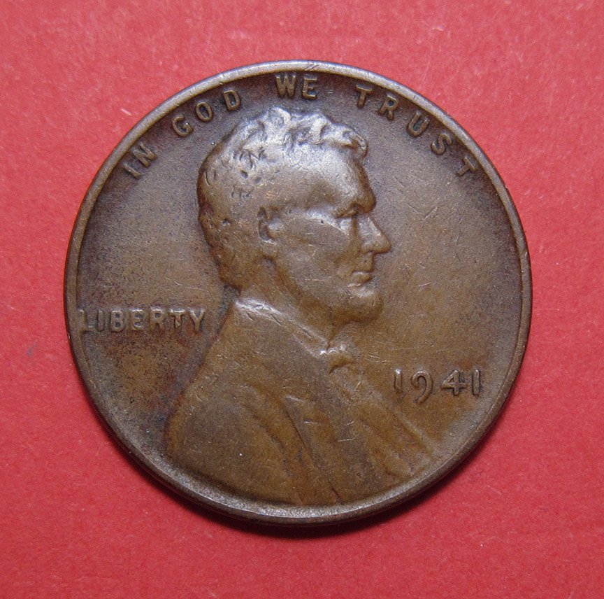 1941-Lincoln-Wheat-Cent-Mint-Error---Lamination-Capture
