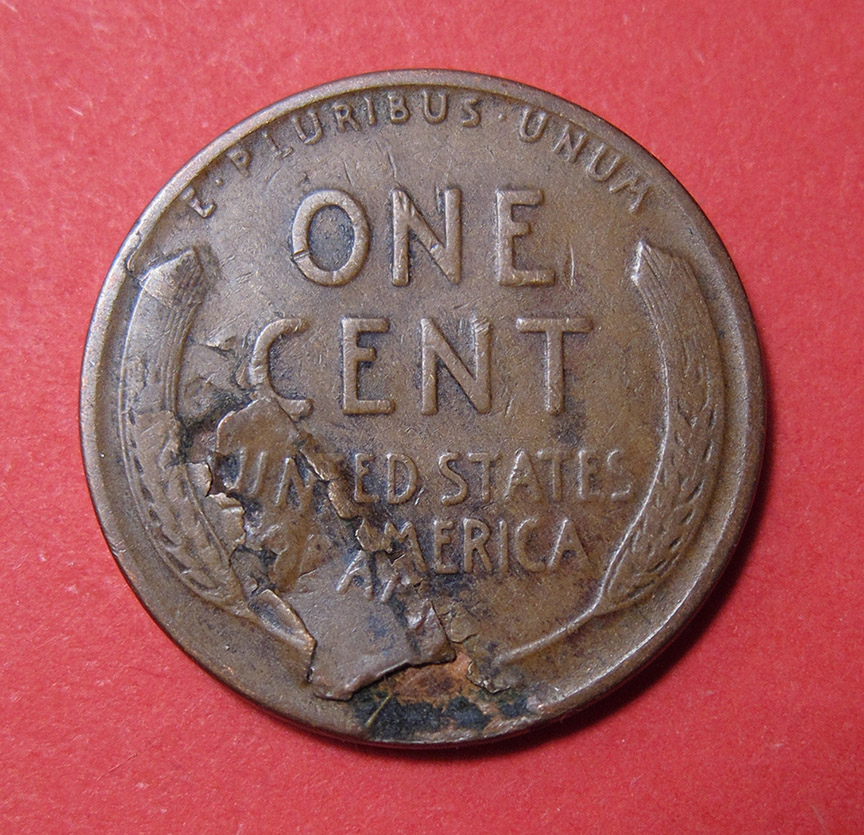 1941-Lincoln-Wheat-Cent-Mint-Error---Lamination-Capture
