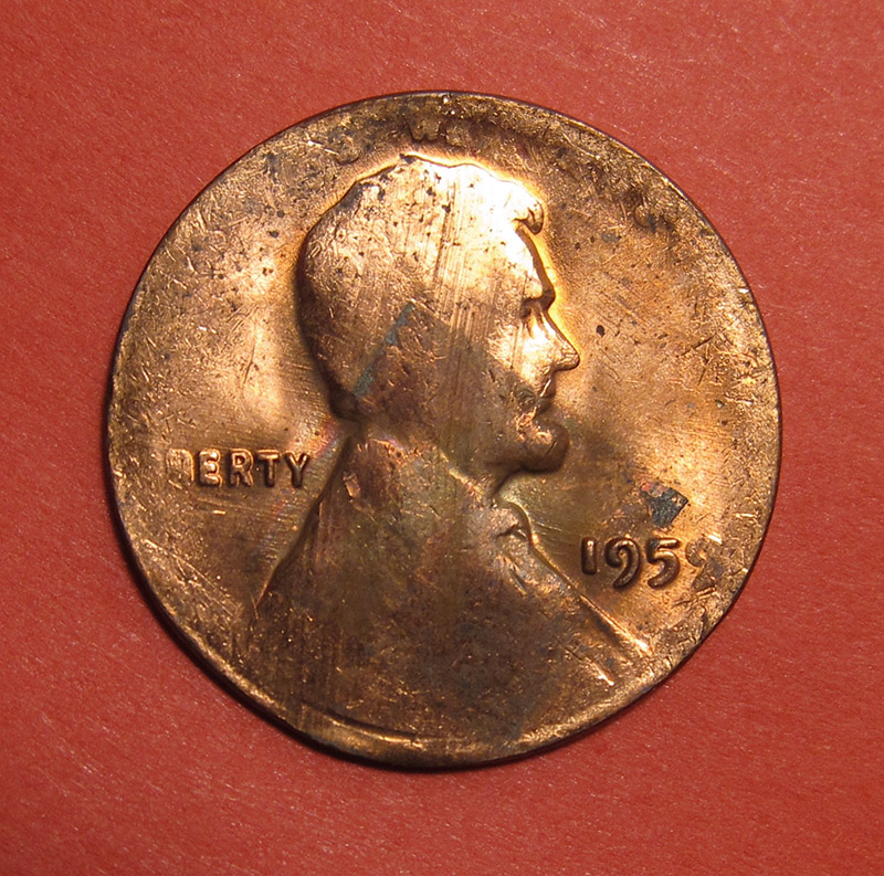 1959-Lincoln-Memorial-Cent-Doubled-Die-Mint-Error---DDO-001,-FS-101-Struck-On-Split-Planchet-1.48g