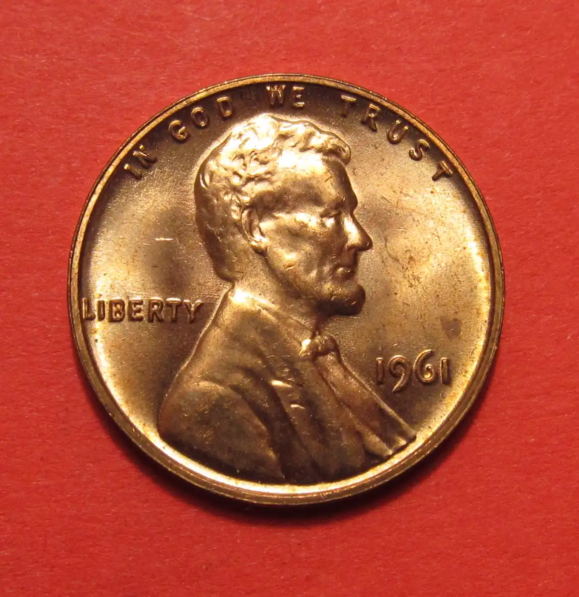 1961-Lincoln-Memorial-Cent-Mint-Error---Struck-Through-Reverse-Die-Cap
