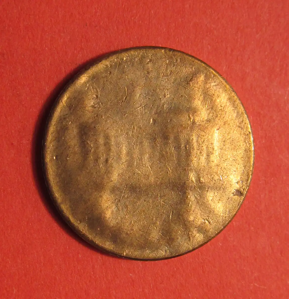 1961-Lincoln-Memorial-Cent-Mint-Error---Struck-Through-Reverse-Die-Cap