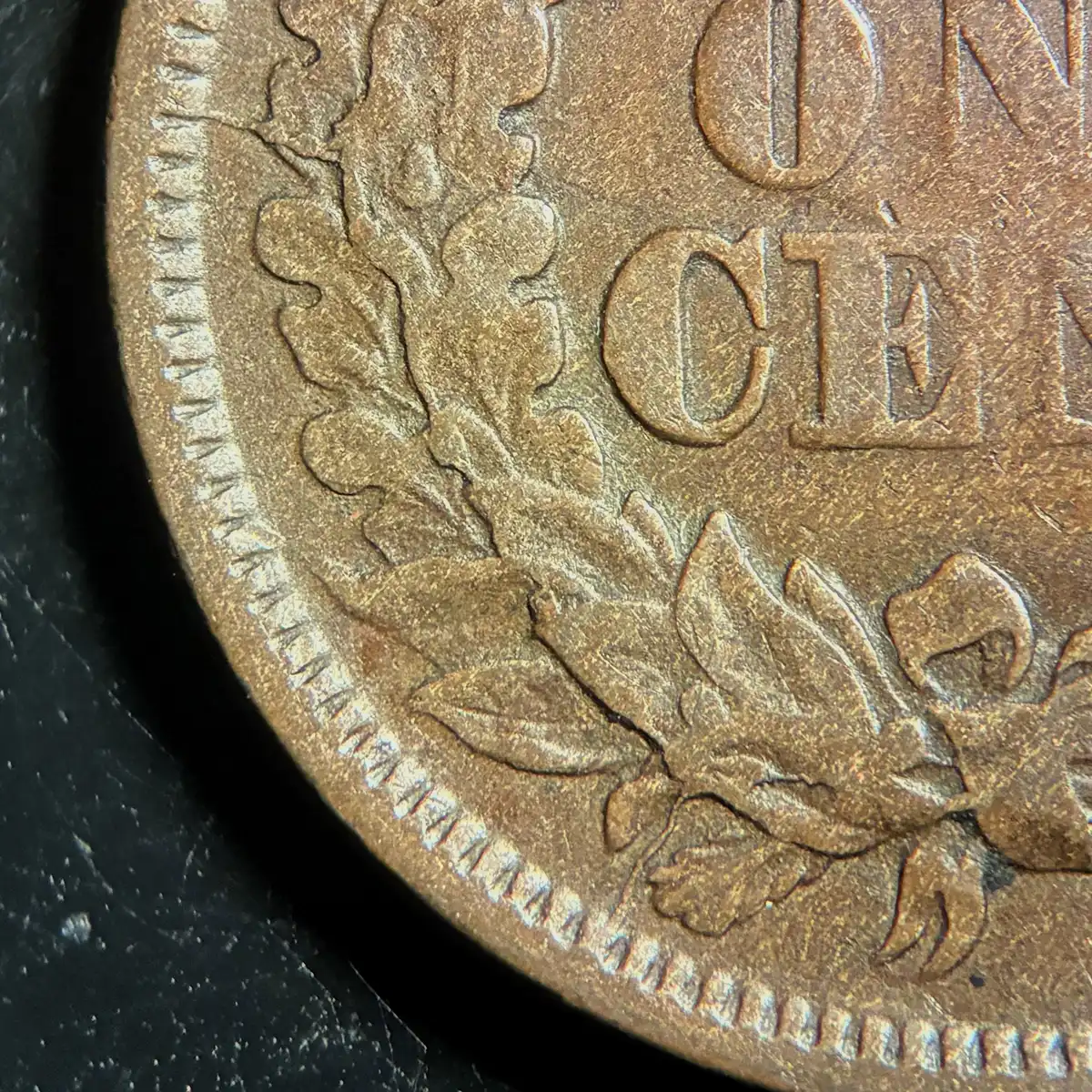 1866-Indian-Head-Cent-Mint-Error---Shattered-Die