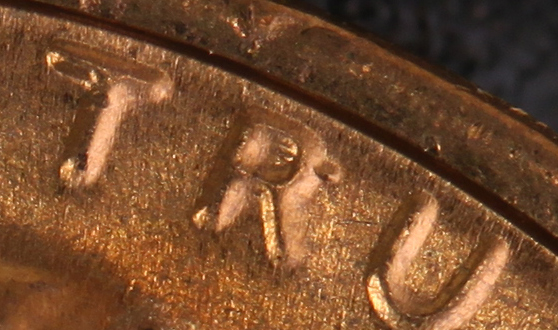 1972-P-Lincoln-Cent-With-Bar-Running-Through-R-In-Trust