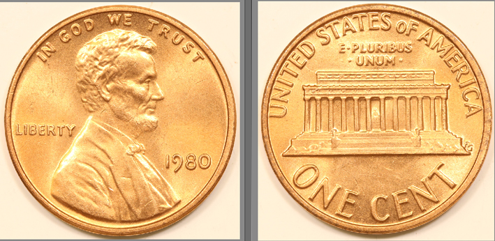 1980-P-Lincoln-Cent-For-Grading