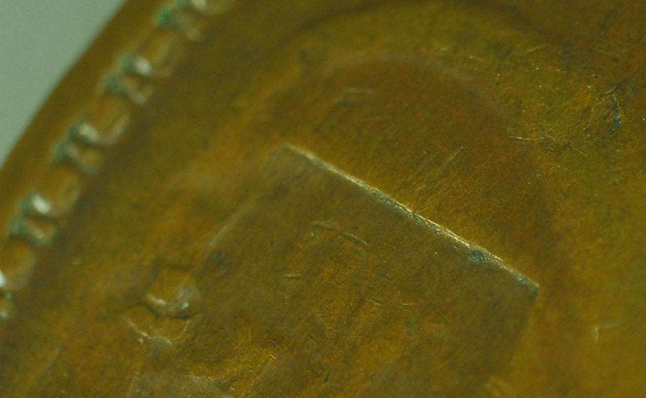 1955-Penny-With-An-Interesting-Planchet-Flaw