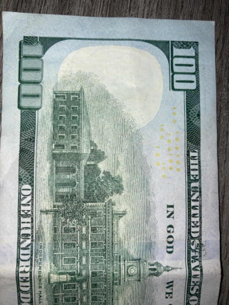 $100-Dollar-Bill-With-Slight-Double-Print!