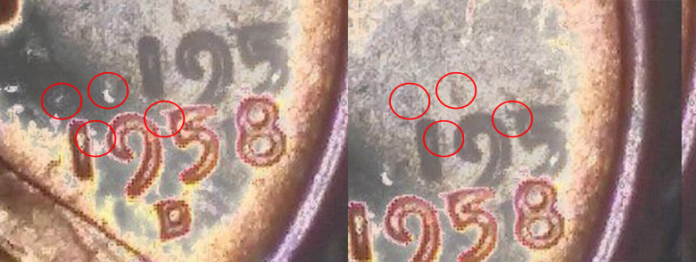 1958-D-Wheat-Penny-With-Partial-Date-Stamped-Above-Date-Is-This-An-Error?