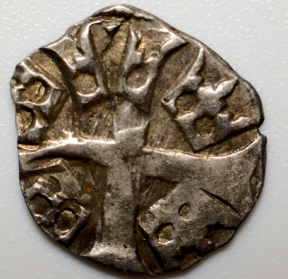 Hungary-Parvus-1387-1437,-Sigismund---Reverse-With-Over-Strike-Of-Some-Sort