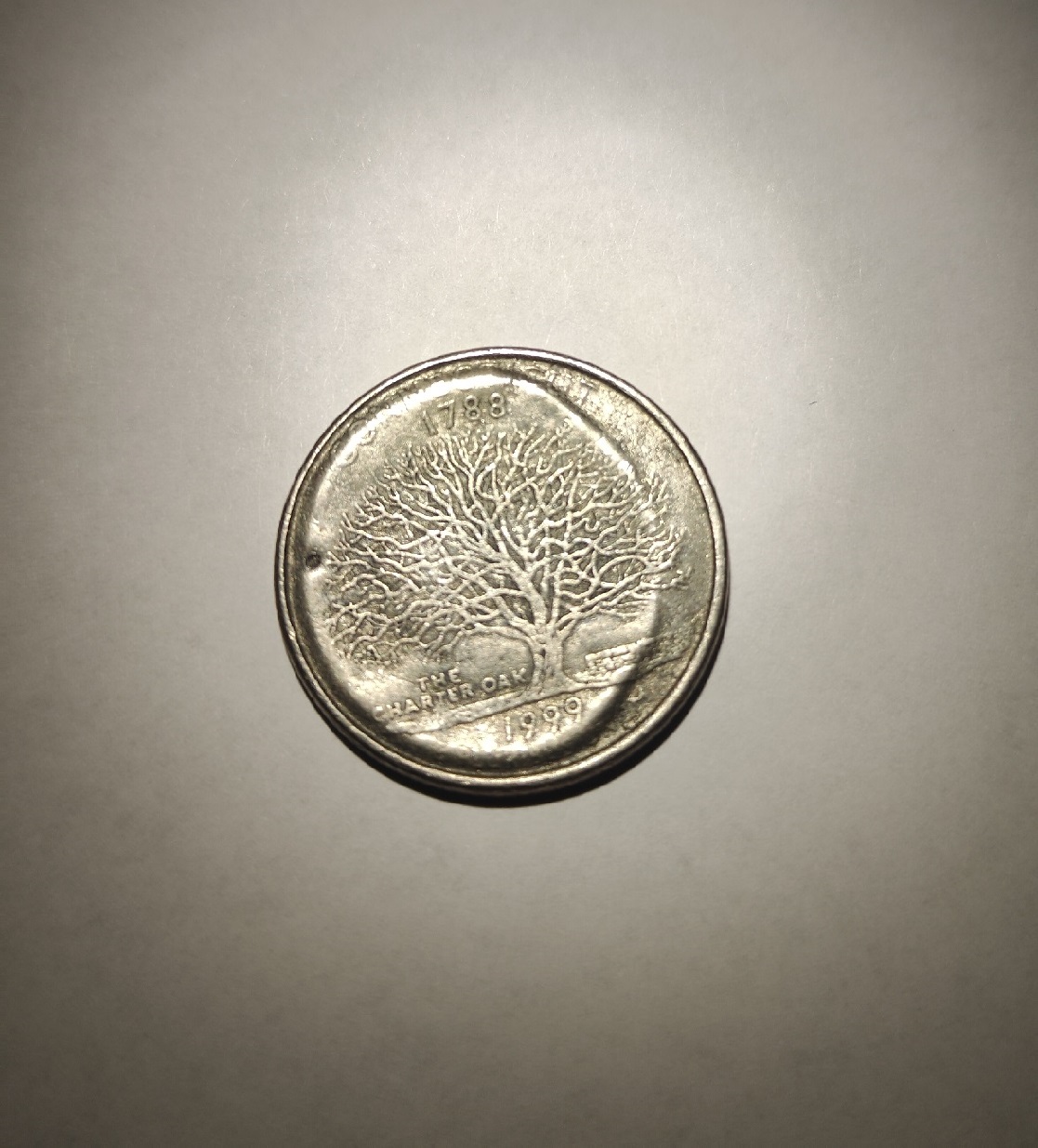 Blobs-On-Both-Sides-Of-Connecticut-Quarter-1999-P