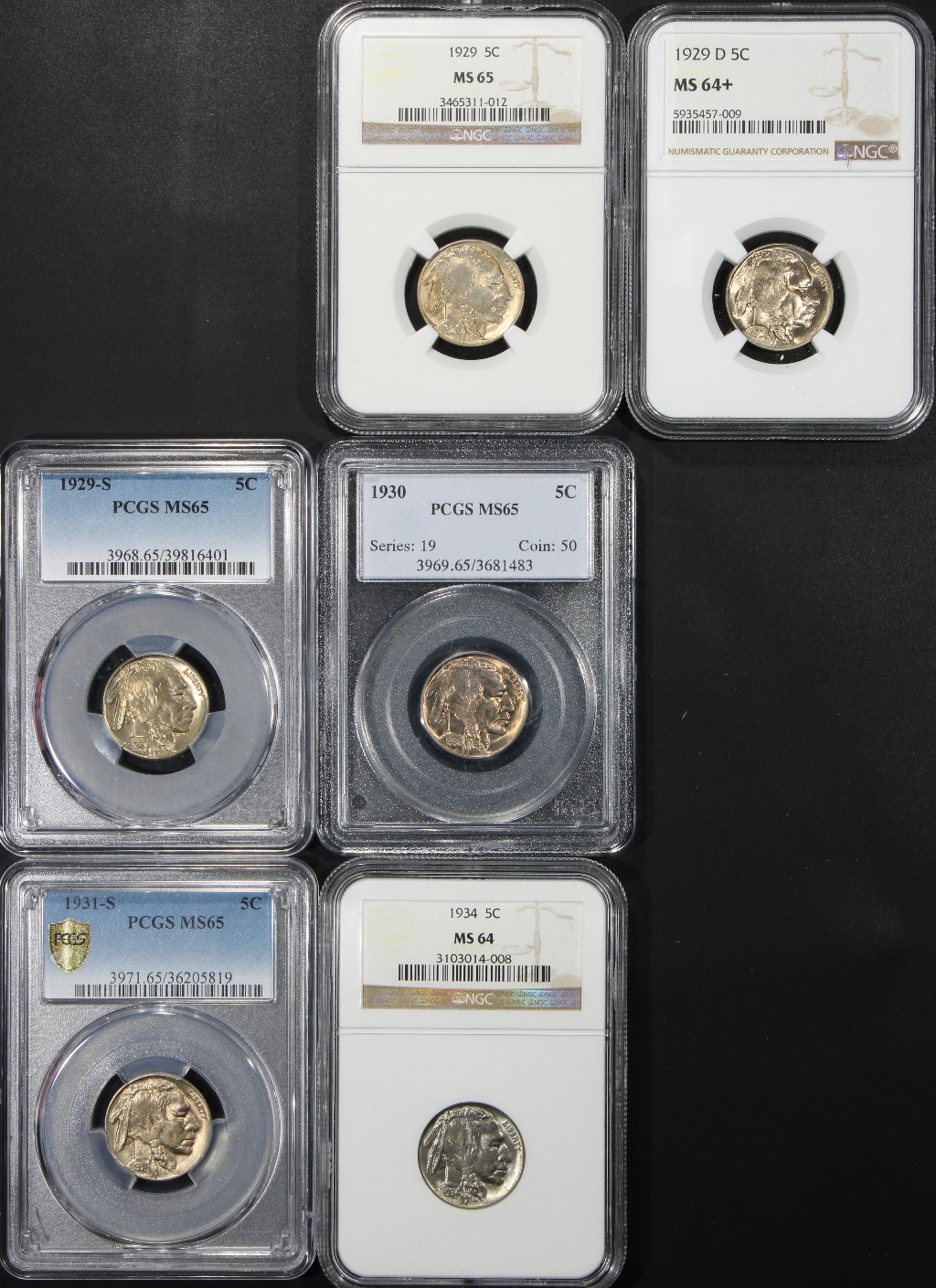 Ty2020B-Buffalo-Nickel-AU-/-MS-Set....in-Progress-W/Updates