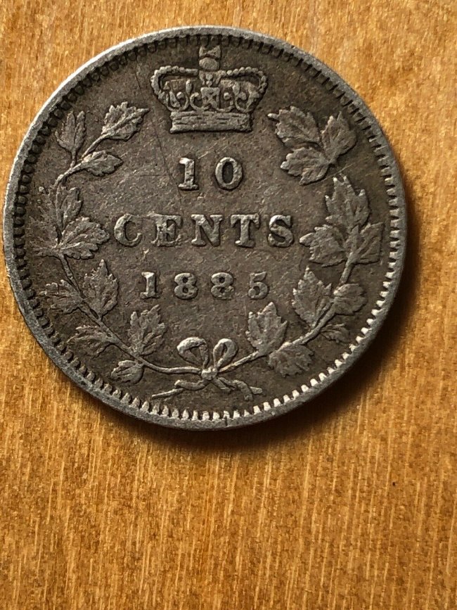 1885-10-Cent-For-Grading