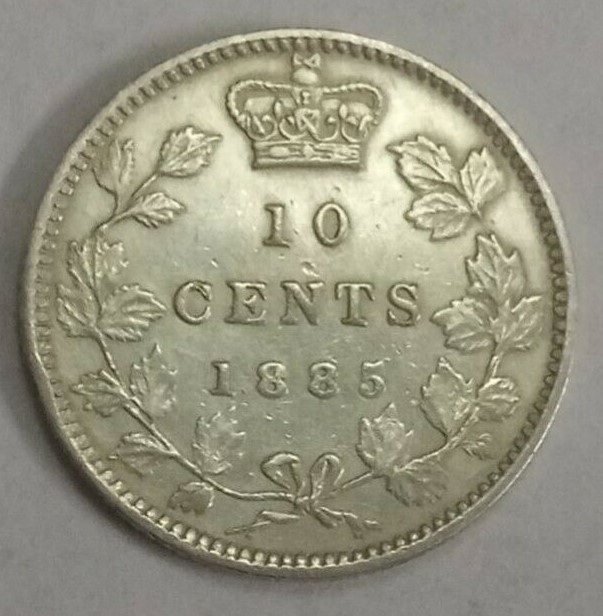 1885-10-Cent-For-Grading.