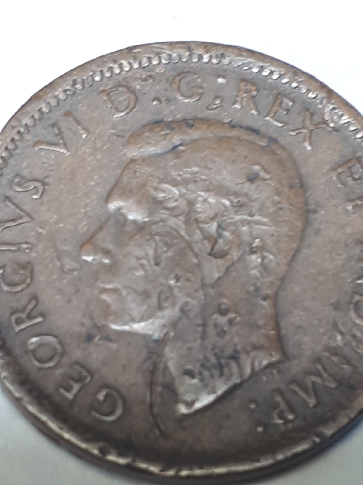 1938-Canadian-Penny-W/-Multiple-Errors.