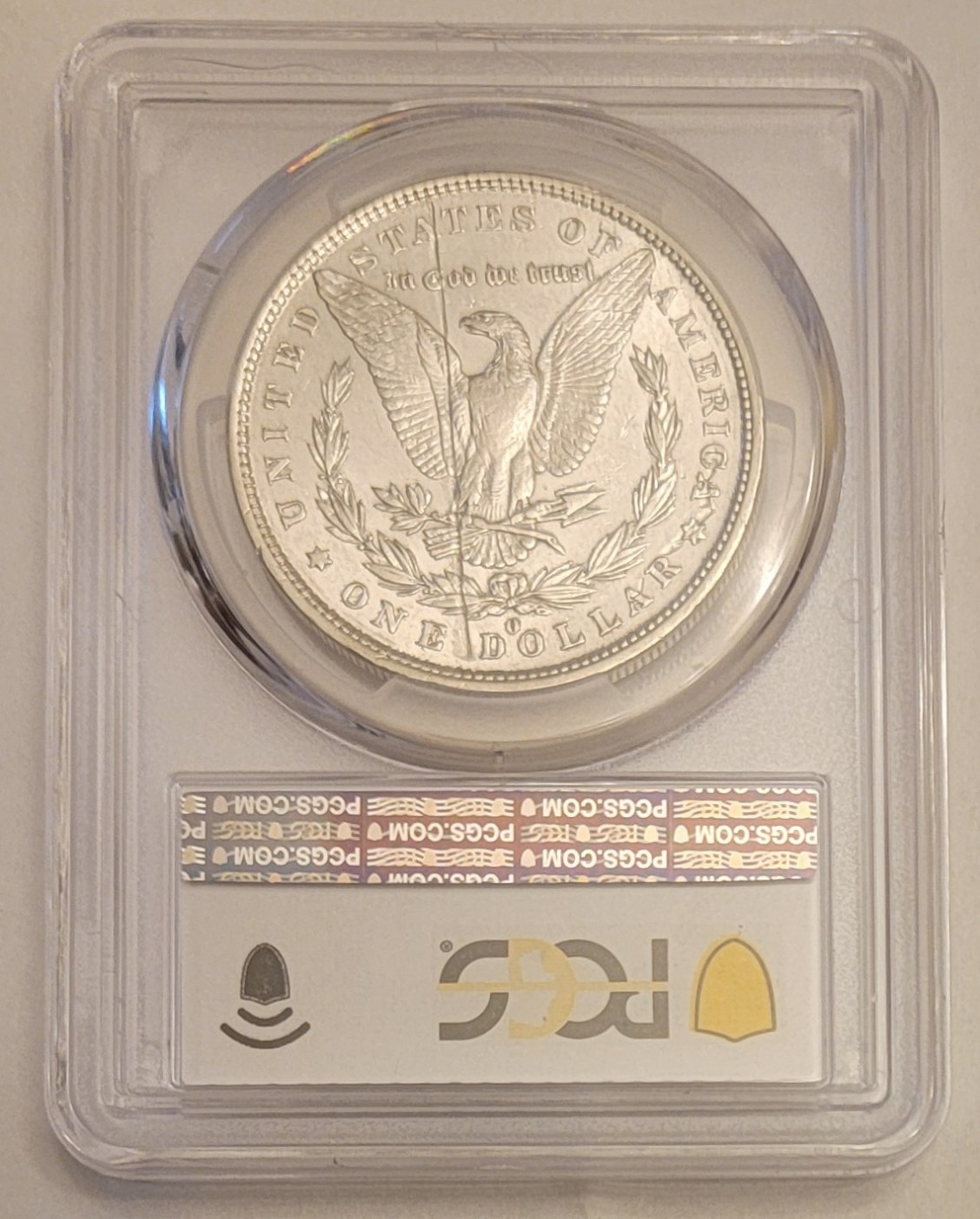 1879-O-Morgan-Silver-Dollar---Has-Anyone-Ever-Seen-A-Strike-Through-Like-This?