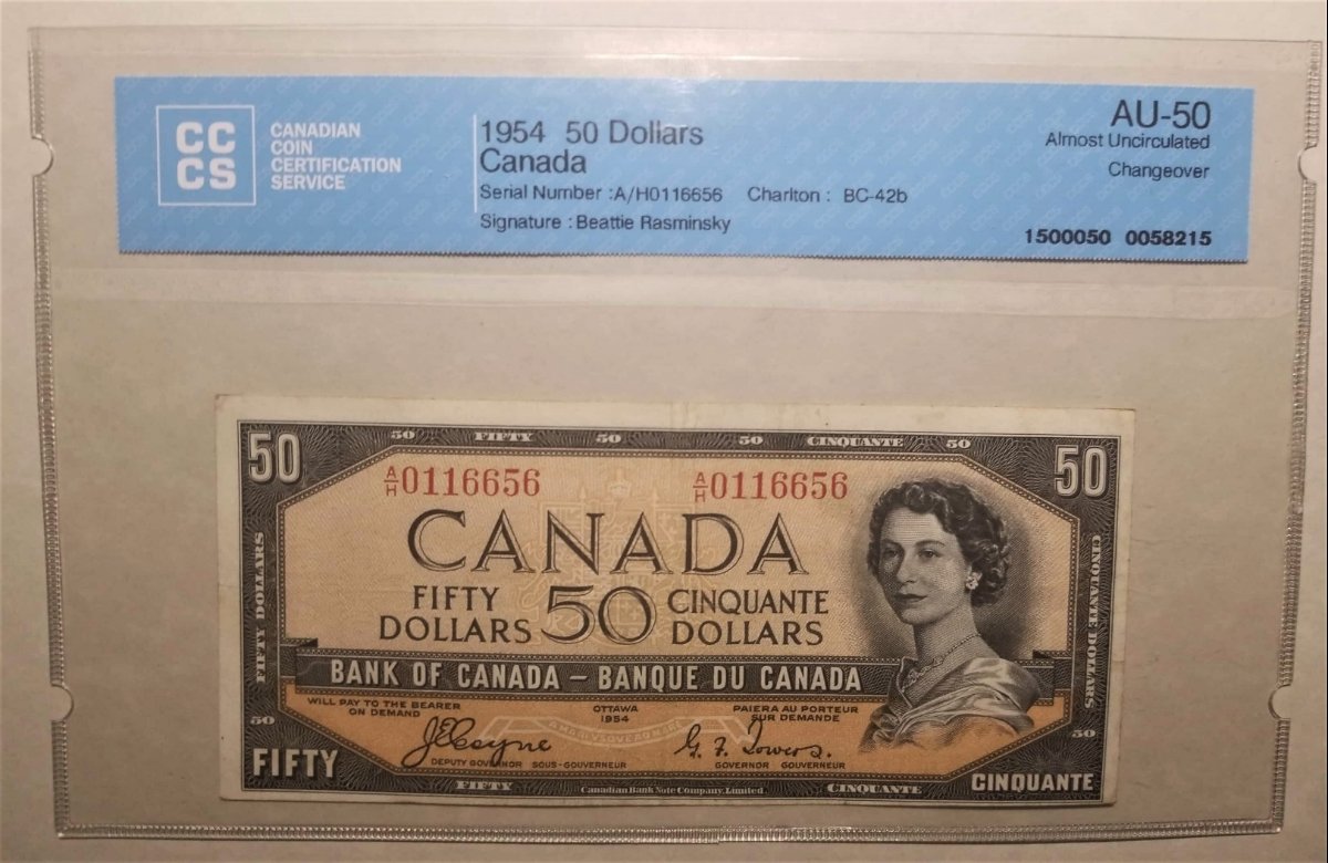 Certification-Error-On-1954-$50-Devil-Face-Bill