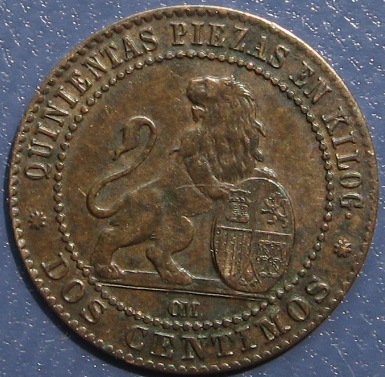 Found-In-A-Coinstar--1870-Coin--What-Is-It?-Id:-1870-Spanish-2-Centimos