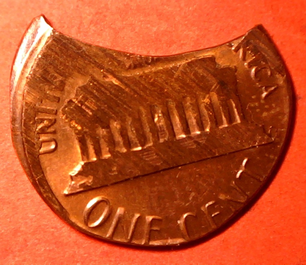 1981-Lincoln-Off-Center-Struck-On-A-Clipped-Planchet
