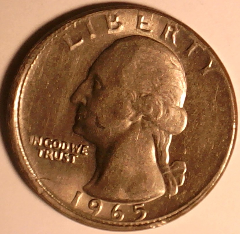 1965-Quarter-With-A-Tilted-Partial-Collar-And-Extrusion-Strike-On-Reverse-?