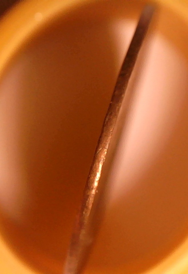 Copper-Cent-Split-Planchet-Before-Strike