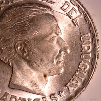 1943-Uruguay-50-Centesimos-Pre-Cud/Spiked-Head