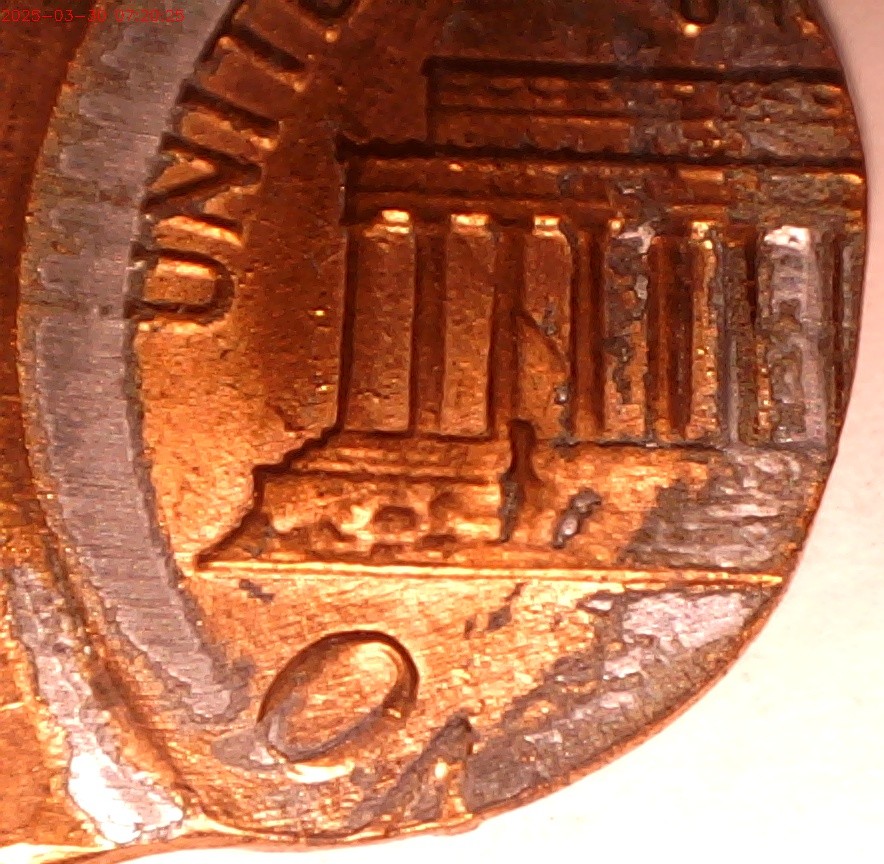 Lincoln-Cent-Struck-Off-Center-With-A-Reverse-Clash