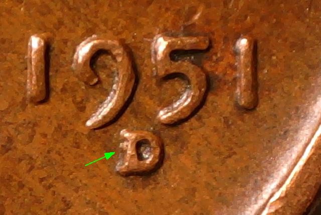 1951-D-Lincoln-Cent--OMM#1