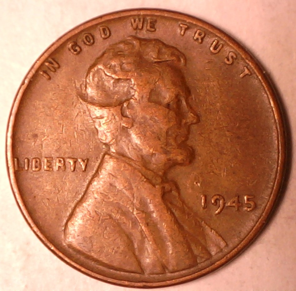 1945-Lincoln-Cent-Lamination