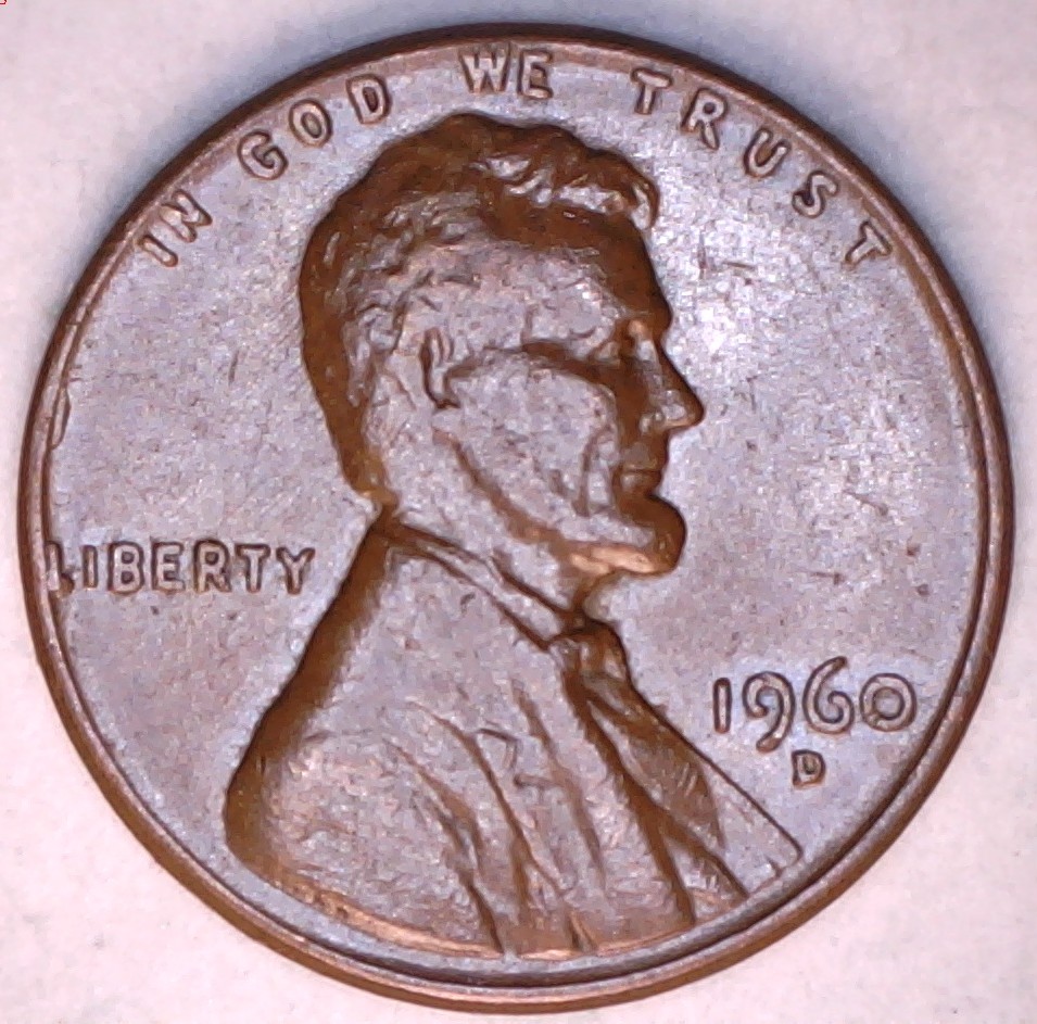 1960-D-Lincoln-Struck-Through-A-Folded-Fin-?-Or