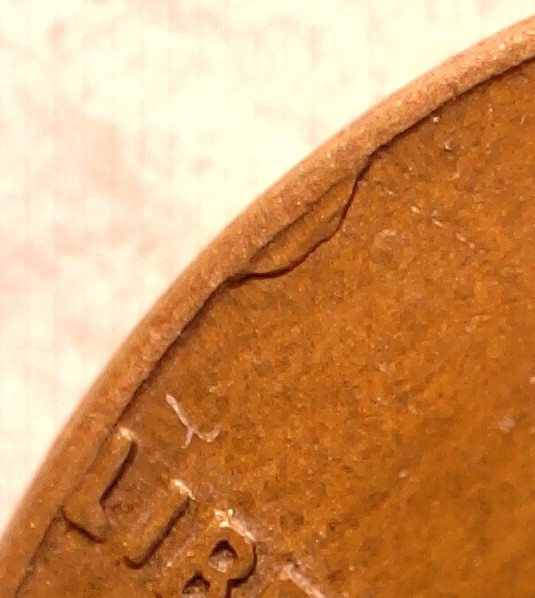 1960-D-Lincoln-Struck-Through-A-Folded-Fin-?-Or