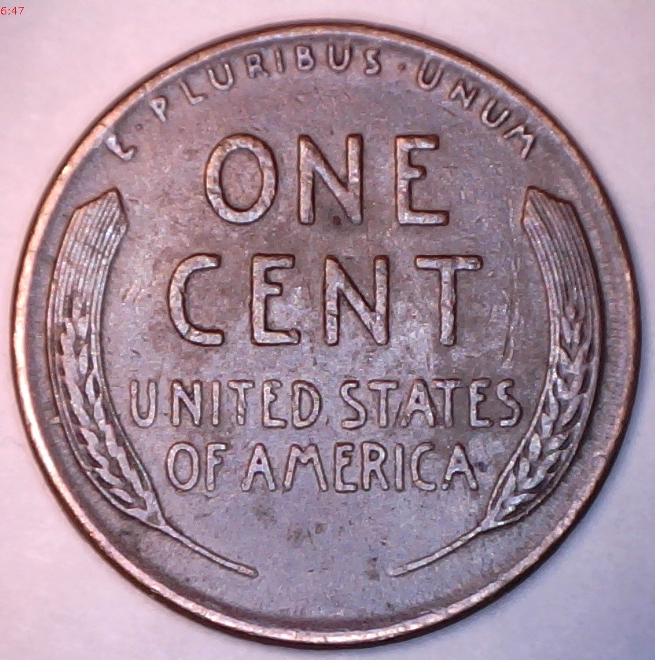 1949-Lincoln-Cent-Struck-Through-Folded-Rim-Fin