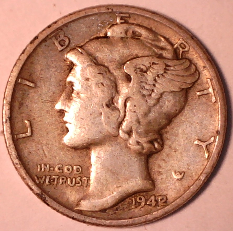 1942/1-Mercury-Dime-Over-Date