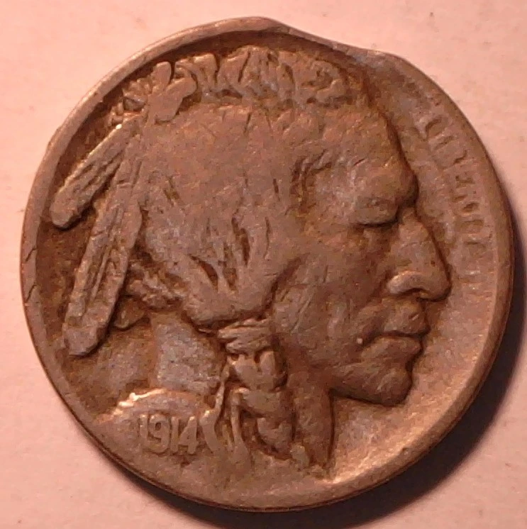 1914-S-Or-D-Buffalo-Clipped-Planchet-?