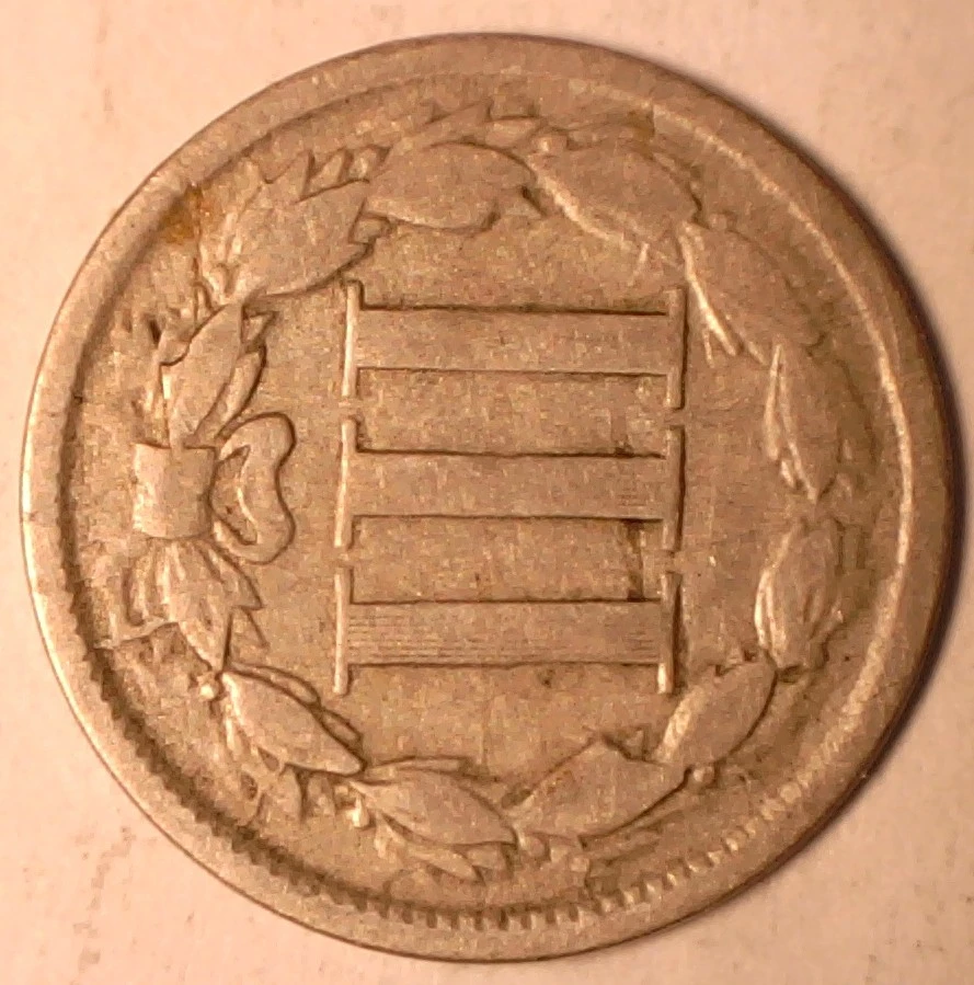 1866-3-Cent-Nickel-Shattered-Die