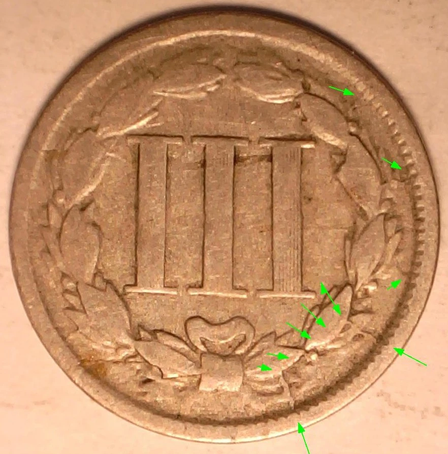 1866-3-Cent-Nickel-Shattered-Die