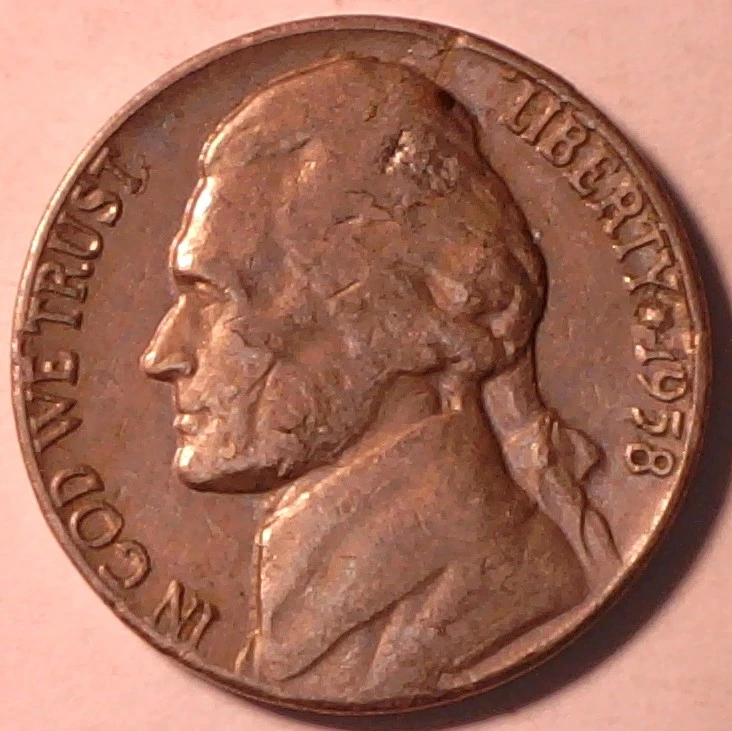 1958-D-Jefferson-Nickel-Lamination