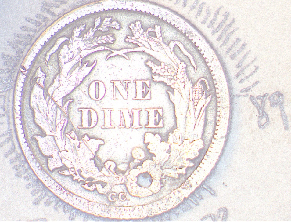 1873-CC-Dime.--How-Much-Does-Having-A-Hole-Punched-Through-Your-Coin-Ruin-The-Value?