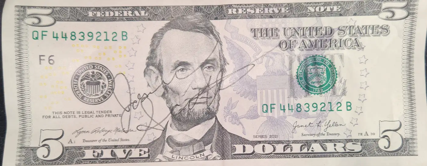 2021-$5-US-Bill-With-Possible-Extra-Signature