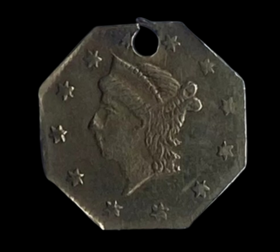 1856-25-Cent-Fractional-Gold---Bg-111