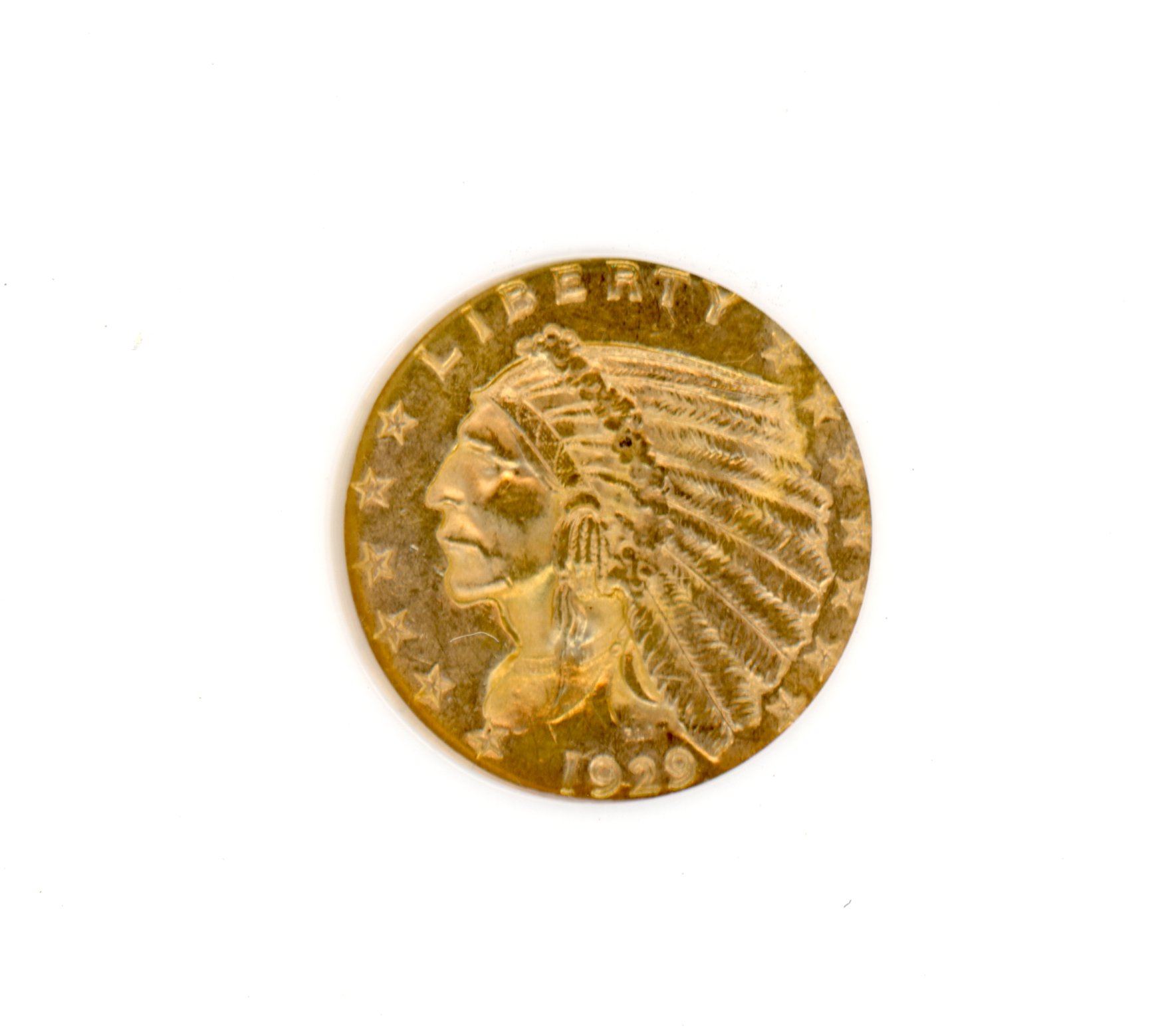 1929-$2.50-Gold-Quarter-Eagle;-Is-This-A-MS-63?
