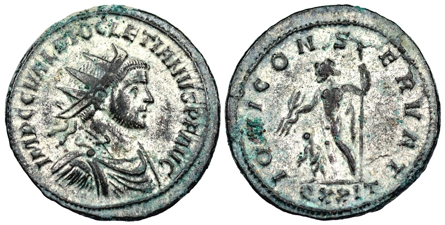 Several-Sole-Reign-Diocletian-Coins