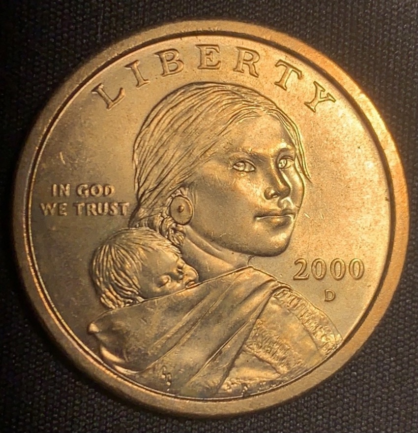 2000-D-Sacagawea-Dollar-Coin:-Have-You-Seen-One-Like-This-On-The-Reverse?