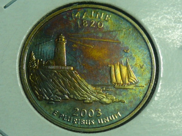 2003-Maine-Silver-Proof-Quarter---For-Grading