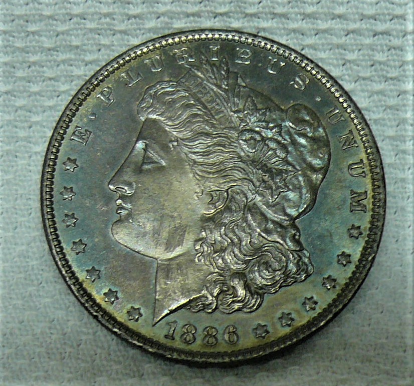 1886-Morgan-Toned-Coin-MS-6?-Appreciate-Comments-Thanks!