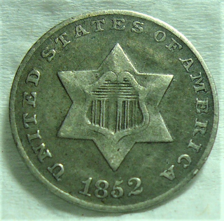 1852-Silver-3-Cent---Possible-XF-Grade---Need-Opinions-On-This-One!