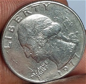 Rear-Error-1977-D--DD-Washington-Quarter-Nice-For-Collection