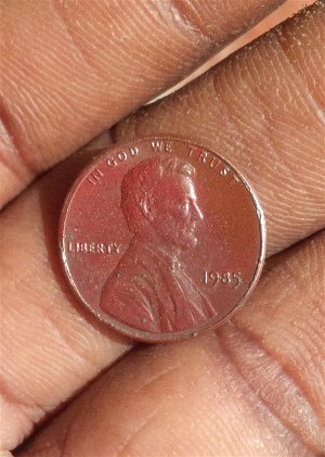 1985-Penny-Dark-Color-With-Small-Black-Dots-Is-That-Normal