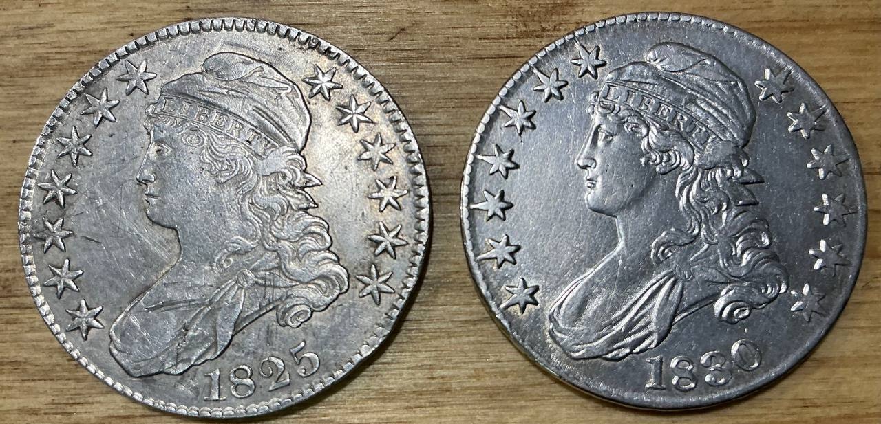 Auction-Lot-Described-As-Copy-Of-Capped-Bust-Half,-But-It's-Very-Similar-To-A-Genuine-Detecting-Find