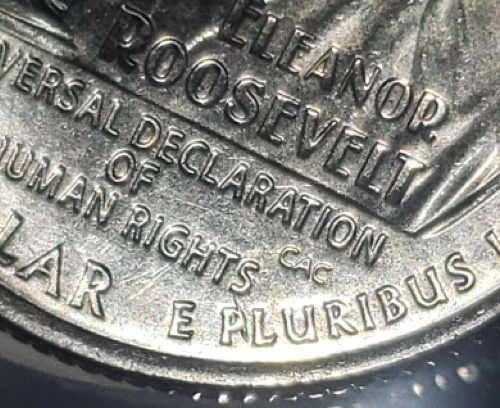 2023-P-Eleanor-Roosevelt-Quarter-Error?-DDR-?-Die-Chips--One-Between--E-&-D-In-United-And-P-?
